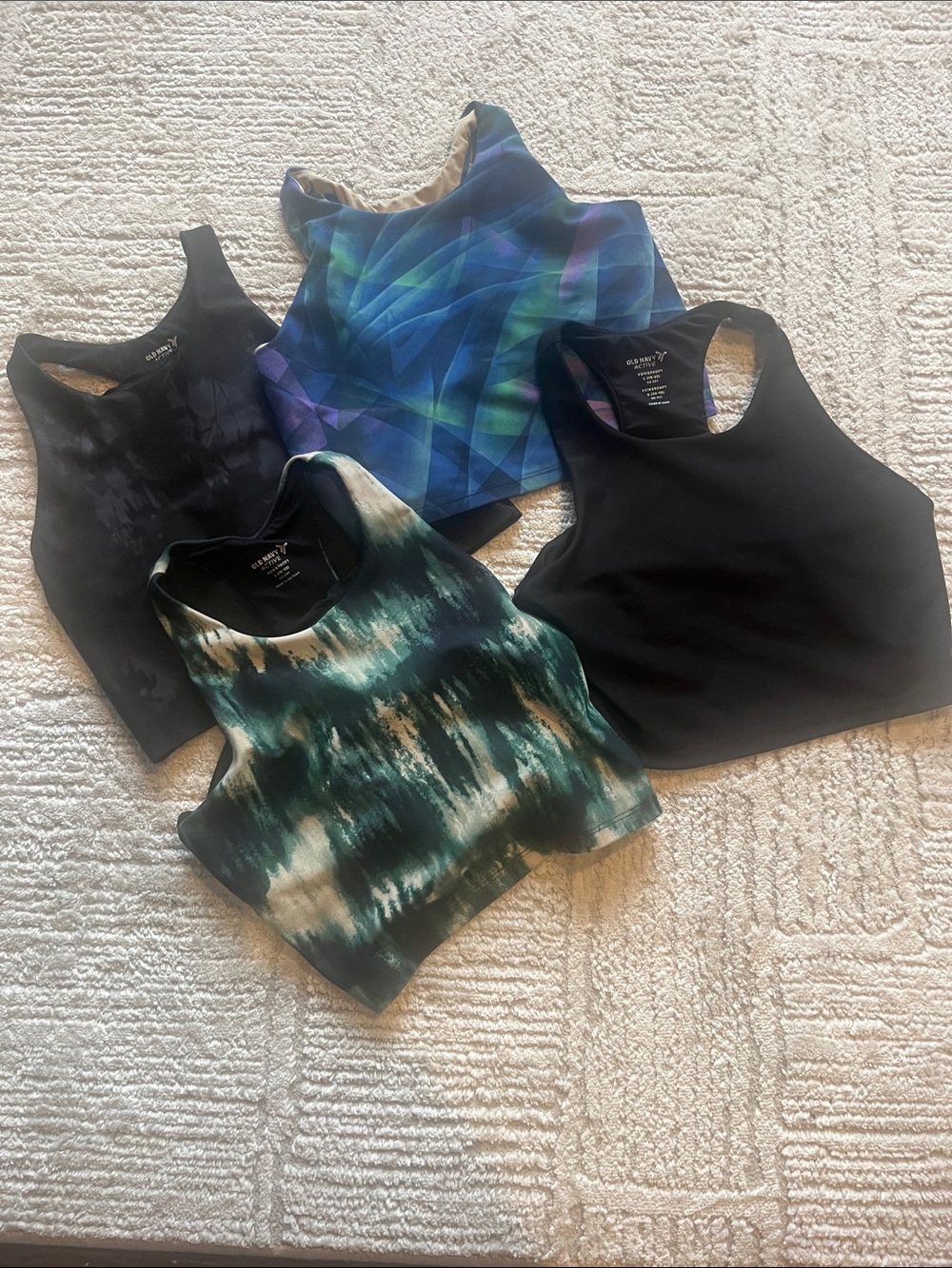 Old Navy | Girls Athletic Crop Tank Top Bundle, 10/12